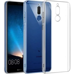 Huawei Mate 10 Lite Uyumlu Şeffaf Silikon Kılıf - Kamera Korumalı Esnek Tam Koruma Kapak