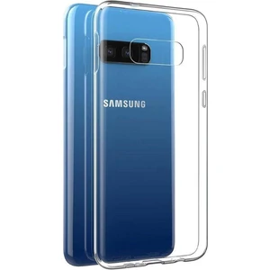 Samsung Galaxy S10E Uyumlu Şeffaf Silikon Kılıf - Kamera Korumalı Esnek Tam Koruma Kapak