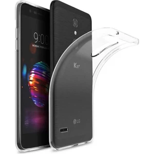 LG K11 Uyumlu Şeffaf Silikon Kılıf - Kamera Korumalı Esnek Tam Koruma Kapak