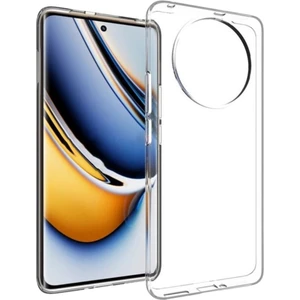 Realme 11 Uyumlu Şeffaf Silikon Kılıf - Esnek Tam Koruma Kapak