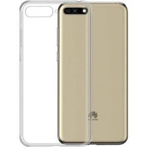 Huawei Y6 2018 Uyumlu Şeffaf Silikon Kılıf - Kamera Korumalı Esnek Tam Koruma Kapak