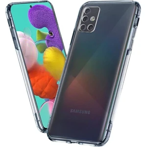 Samsung Galaxy M51 Uyumlu Şeffaf Silikon Kılıf - Kamera Korumalı Esnek Tam Koruma Kapak