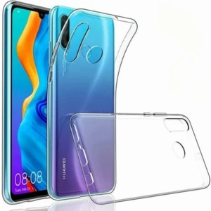 Huawei P30 Lite Uyumlu Şeffaf Silikon Kılıf - Kamera Korumalı Esnek Tam Koruma Kapak