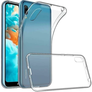 Huawei Y6 2019 Uyumlu Şeffaf Silikon Kılıf - Kamera Korumalı Esnek Tam Koruma Kapak