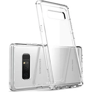 Samsung Galaxy Note 8 Uyumlu Şeffaf Silikon Kılıf - Kamera Korumalı Esnek Tam Koruma Kapak