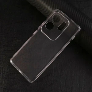 Infinix Zero 30 4G Uyumlu Şeffaf Silikon Kılıf - Kamera Korumalı Esnek Tam Koruma Kapak