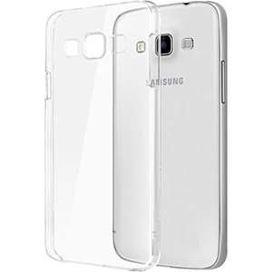 Samsung Galaxy E7 Uyumlu Şeffaf Silikon Kılıf - Kamera Korumalı Esnek Tam Koruma Kapak