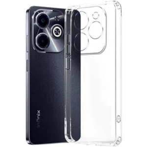 Infinix Hot 40i Uyumlu Şeffaf Silikon Kılıf - Kamera Korumalı Esnek Tam Koruma Kapak