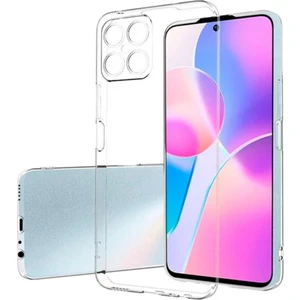 Honor X8 Uyumlu Şeffaf Silikon Kılıf - Kamera Korumalı Esnek Tam Koruma Kapak