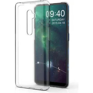 Oppo Reno 2Z Uyumlu Şeffaf Silikon Kılıf - Kamera Korumalı Esnek Tam Koruma Kapak