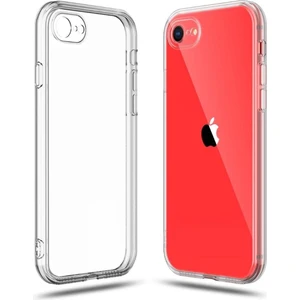 Apple iPhone 8 Uyumlu Şeffaf Silikon Kılıf - Kamera Korumalı Esnek Tam Koruma Kapak