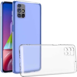Samsung Galaxy M31S Uyumlu Şeffaf Silikon Kılıf - Kamera Korumalı Esnek Tam Koruma Kapak