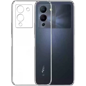 Infinix Note 12 Uyumlu Şeffaf Silikon Kılıf - Kamera Korumalı Esnek Tam Koruma Kapak