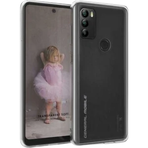 General Mobile GM 21 Plus Uyumlu Şeffaf Silikon Kılıf - Kamera Korumalı Esnek Tam Koruma Kapak