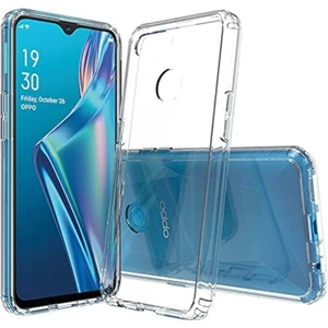 Oppo A12 Uyumlu Şeffaf Silikon Kılıf - Kamera Korumalı Esnek Tam Koruma Kapak