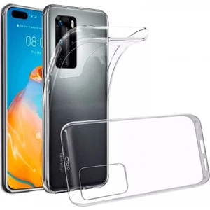 Huawei P40 Uyumlu Şeffaf Silikon Kılıf - Kamera Korumalı Esnek Tam Koruma Kapak