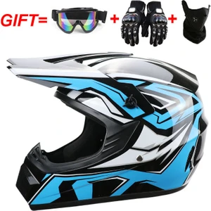 Mundo Venta Unisex Yetişkin Motosiklet Kaskı Off-Road Kask Seti (Yurt Dışından)
