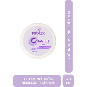Doğal ve Bitkisel C Vitaminli Nemlendirici Krem: Anında Canlılık, Parlaklık ve Nem!