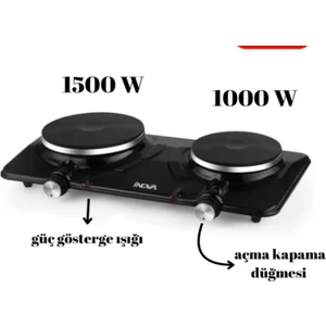 Gobi 2 Li Elektrikli Setüstü Ocak