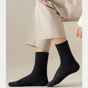 Çorap Evreni Unisex 6'lı Siyah Düz Tenis Çorap