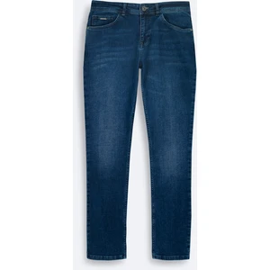 Erkek Lacivert Eskitme Yıkamalı Esnek Jean Pantolon A42Y3519