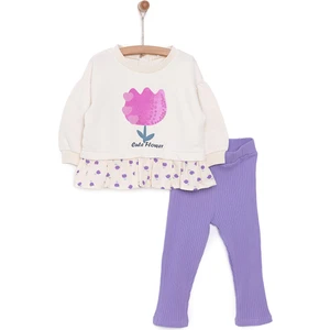 Tulip Kız Sweatshirt - Tayt Kız Bebek