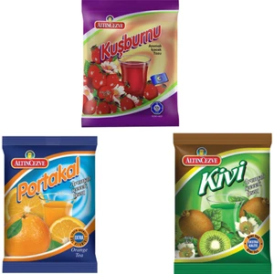 Altın cezve Toz Içecek (Kivi + Portakal + Kuşburnu)  3'lü x 250 gr