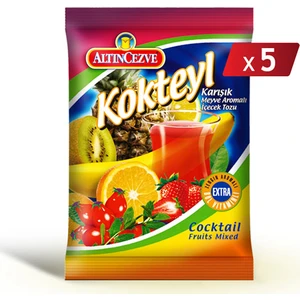 Kokteyl Aromalı Toz İçecek 250 Gr x 5 Adet