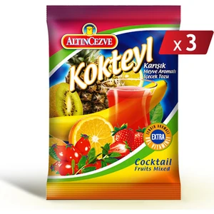 Kokteyl Aromalı Toz İçecek 250 gr x 3 Adet