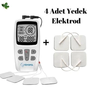 Masaj  Tens Ems Cihazı ve 4'lu Kablolu Yedek Elektrodla Birlikte