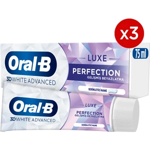 Oral-B pro 3D White Advanced Luxe Perfection Diş Macunu 75 ml x 3