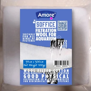 Akvaryum 100GR Silikonsuz Filtre Elyafı 34CM x 300CM Soffice
