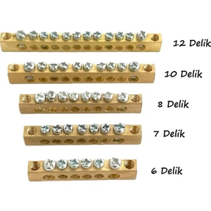 Toprak Barası 10 Delik 125A ( 7 x 12 ) 5 Adet