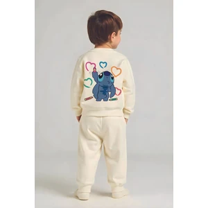 Premium Lilo Stitch Baskılı Alt Üst Çocuk Takım 23261