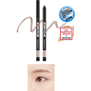 30 Saat Dayanıklı, Akma Yapmayan,Kalemtraşlı Jel Göz Kalemi Eye Pencil Well Done (Crystal Glass)