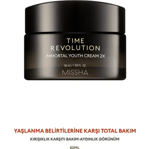 Yaşlanma ve Kırışıklık Karşıtı Bakım Kremi Time Revolution Immortal Youth Cream 50ml