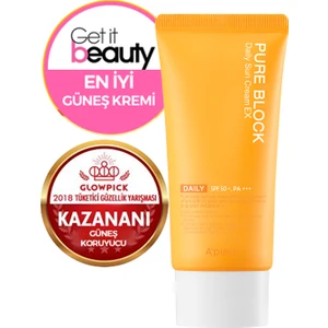 Yapışkan His Bırakmayan Güneş Koruyucu A'PIEU Pure Block Natural Daily Sun Cream SPF50+/PA++++50ml