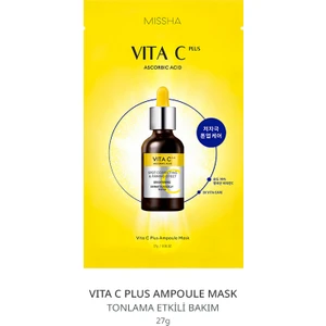 Leke Karşıtı C Vitamini İçerikli Aydınlatıcı Maske Vita C Plus Ampoule Mask