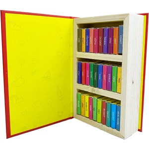 Çikolata Kütüphanesi CİLTLİ Çocuk Kalbi Temalı Çikolata Kütüphanesi