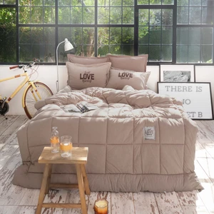 Karaca Home Motto Tek Kişilik Cotton Comfort /Uyku Seti Bej