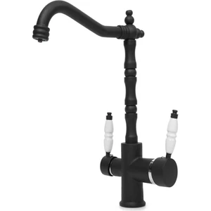 Yedi Yapı Rustik Arıtmalı Mutfak Bataryası Siyah