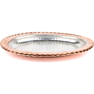 Bakır Kahvaltılık Sunumluk 2'li Set