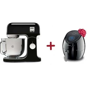 KMX750AB Kmix 5 Lt. Mutfak Şefi - Siyah + HFP30 Siyah Airfryer