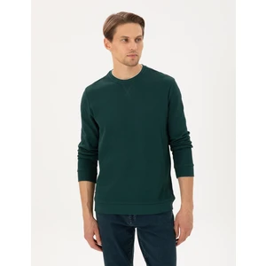 Pierre Cardin Erkek Zümrüt Regular Fit Sweatshirt 50296485-VR055
