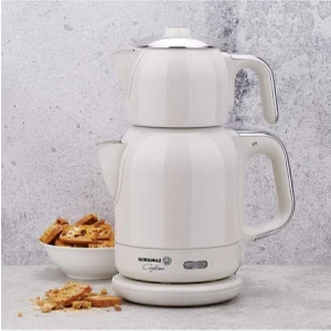 Çaytema Elekt. Çaydanlık VanilyaKrom 1.7 lt