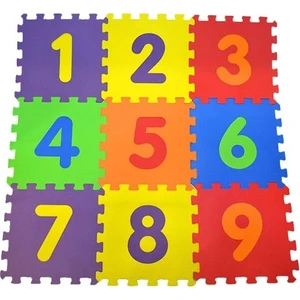 XML Gold 9 Parça Çocuk Oyun Karosu Eva Puzzle Yer Matı Sayılar Eğitici Oyun Halısı