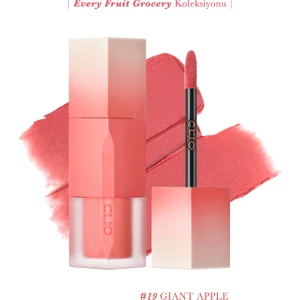 Pürüzsüz ve Kadifemsi Dokulu, Doğal Görünüm Sunan Tint CLIO Chiffon Blur Tint (19 Giant Apple)