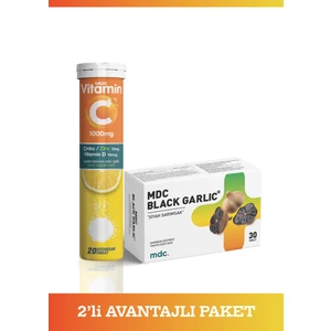 Mdc Vitamin C, Çinko, Vitamin D 20 Efervesan Tablet & Black Garlic