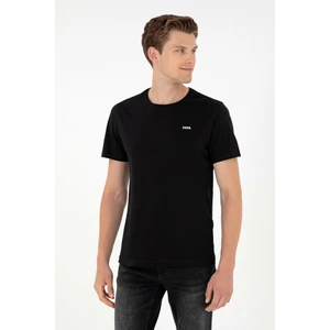 U.S. Polo Assn. Erkek Siyah Tişört Basic 50284640-VR046