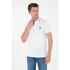 U.S. Polo Assn. Erkek Beyaz Tişört Basic 50284631-VR013